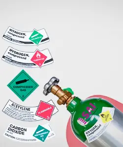 Cylinder Labels by Sai Impression