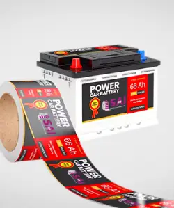 Battery Labels by Sai Impression