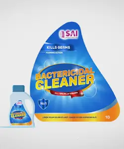 Cleaning Product Labels by Sai Impression
