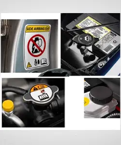 Engine Component Labels by Sai Impression