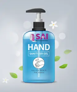 Hand Sanitizer Labels by Sai Impression
