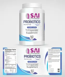 Probiotic Labels by Sai Impression